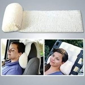 Guffman Large Foam Neck Roll, Great Travel Pillow for Car or Plane