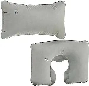 ToolUSA Deluxe Traveling Inflatable Neck And Back Pillow: KIT-TA4510