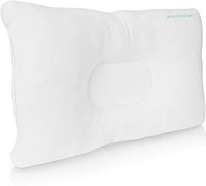 Xtra-Comfort Chiropractic Pillow - Neck Support Pain Relief, Pillow For Neck Pain, Back and Side Sleepers - Therapeutic Memory Foam Core Sleep Cushion - Ergonomic Contours for Head and Spine Alignment