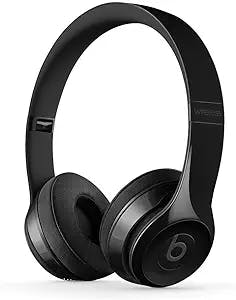Beats Solo3 Wireless On-Ear Headphones - Gloss Black (Renewed)