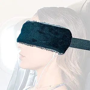 SeatSleeper The Travel Pillow Alternative That Stops Head Bobbing – Airplane Head Straps and Car Head Support Band Great on Travel Upright – Super Comfy Head & Neck Support – Small & Compact