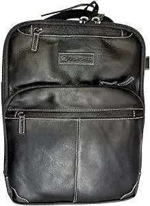 Lightspeed Aviation Duke Flight Bag - Sophisticated & Functional Leather Gear Bag For Pilots - Rich Oiled Cowhide Bag With Protective PVC Bottom - Durable & Comfortable Travel Backpack