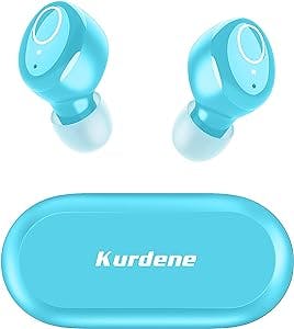 kurdene Bluetooth Earbuds, S8 pro Wireless Earbuds 48H Playtime Call Noise Cancelling IPX8 Waterproof Ear Buds Deep Bass Earphones with Microphone in-Ear Stereo Headphones for Work,Sport,Running
