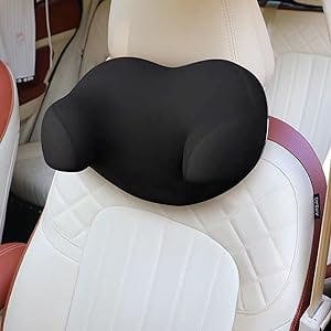 Emily's Luxurious Ride: A Review of the SPRFUFLY Ultra Soft Car Headrest Pi