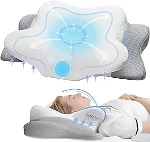 Cervical Pillow for Neck & Shoulder Pain Relief Sleeping - Ergonomic Contour Pillows - Memory Foam Pillow for Side, Back & Stomach Sleepers - Queen Size