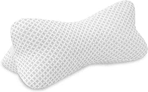 Soft-Tex - 21005 Conforming Memory Foam Bone Pillow, One Size, White