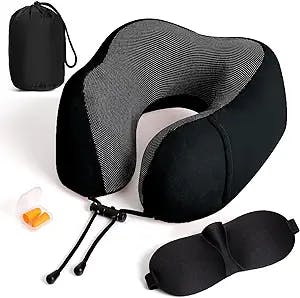 Get Some Zzz's on Your Next Flight with the Travel Pillow 100% Pure Memory 