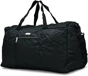Emily's Review of the Samsonite Foldaway Packable Duffel Bag, Black, Medium