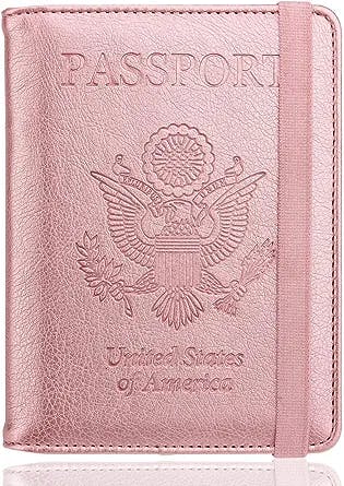 WALNEW RFID Passport Holder Cover Traveling Passport Case