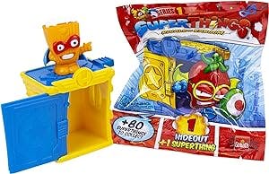 SuperThings Series 1 - Hideout by Goliath - Each Blind Bag Contains 1 Superhero Or Supervillain, 1 Hideout & 1 Checklist, Multi Color