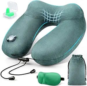 Travel in Style and Comfort with the urophylla Inflatable Travel Pillow