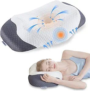 Say Bye to Neck Pain with Kingfun Cervical Memory Foam Pillow 